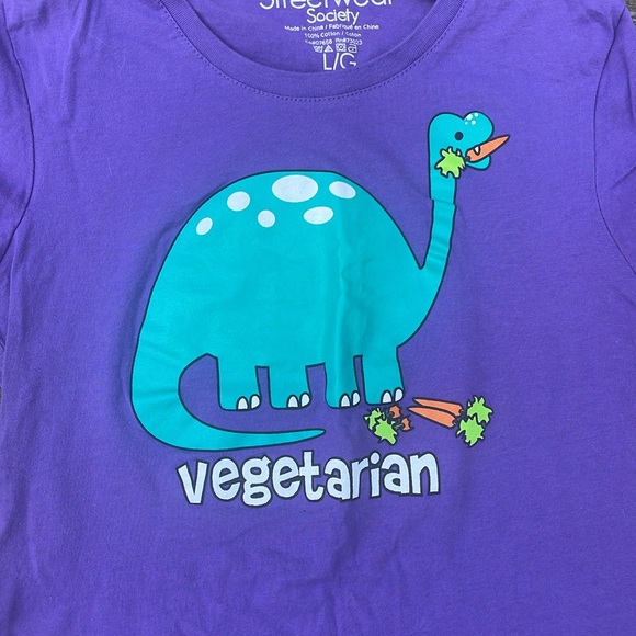 Streetwear Society Vegetarian Tee Shirt Animal Rights Vegan PETA - Picture 2 of 6